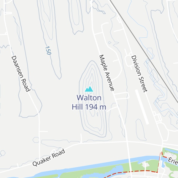 Map of Walton Hill