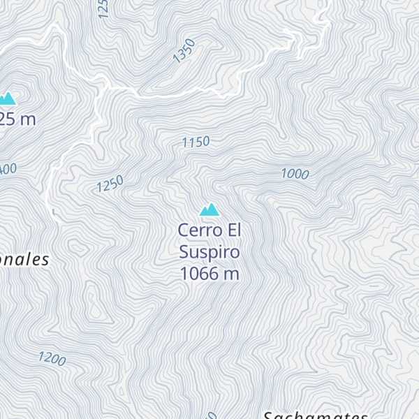 Map of Cerro El Suspiro