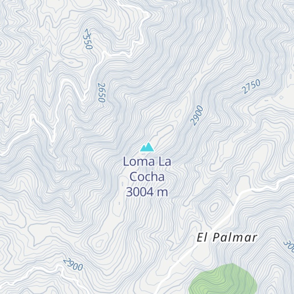 Map of Loma La Cocha