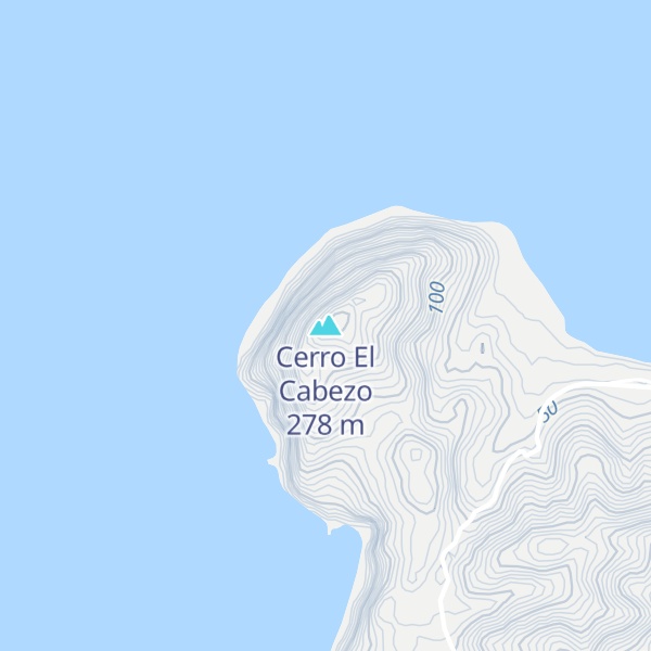 Map of Cerro El Cabezo