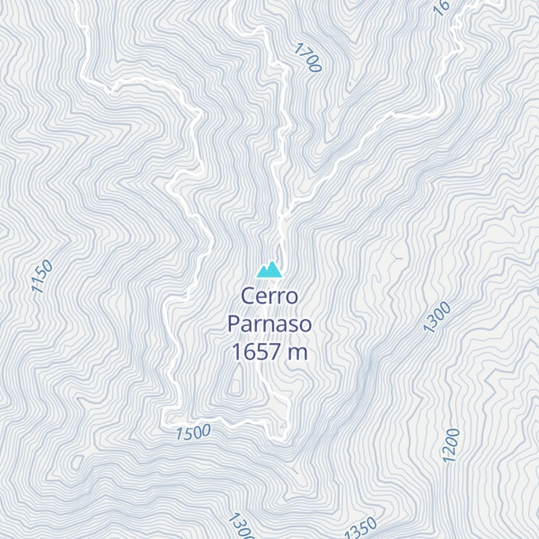 Map of Cerro Parnaso