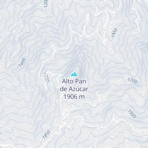 Map of Alto Pan de Azúcar