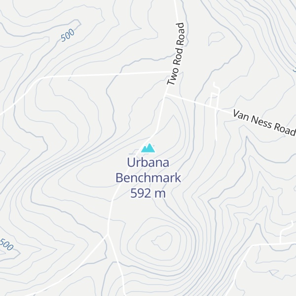 Map of Urbana Benchmark