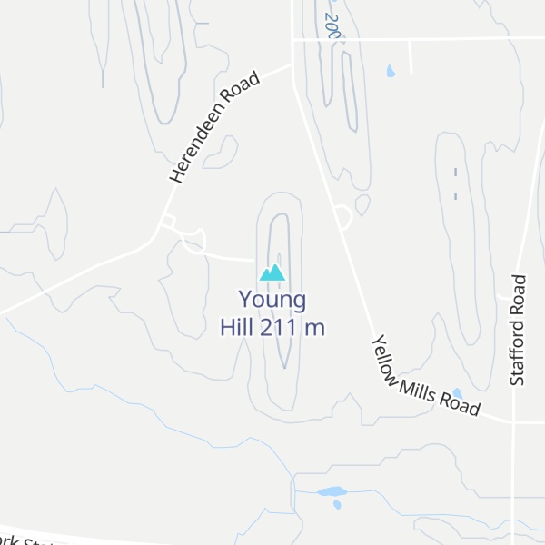 Map of Young Hill