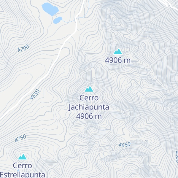 Map of Cerro Jachiapunta