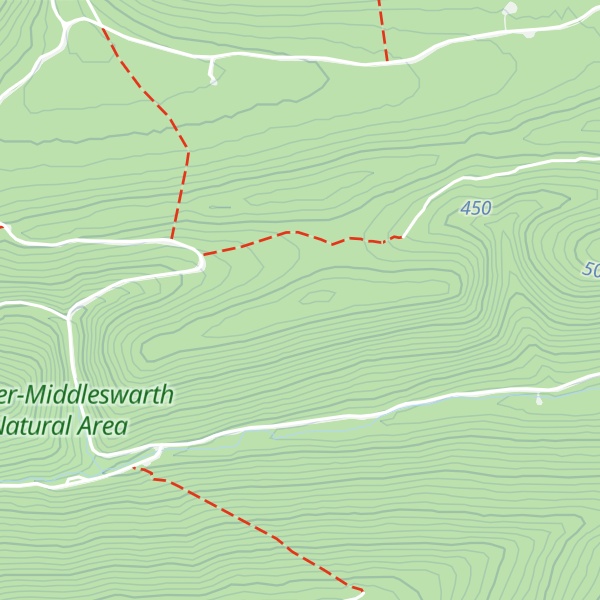 Map of Short Mountain