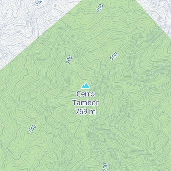Map of Cerro Tambor