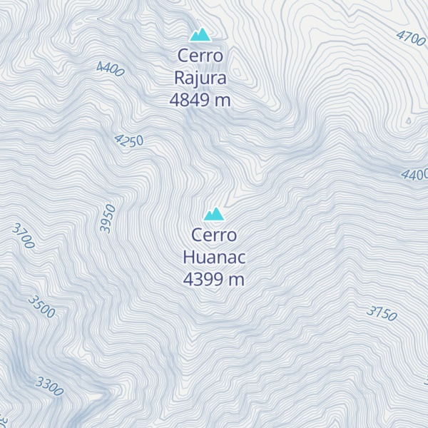 Map of Cerro Huanac