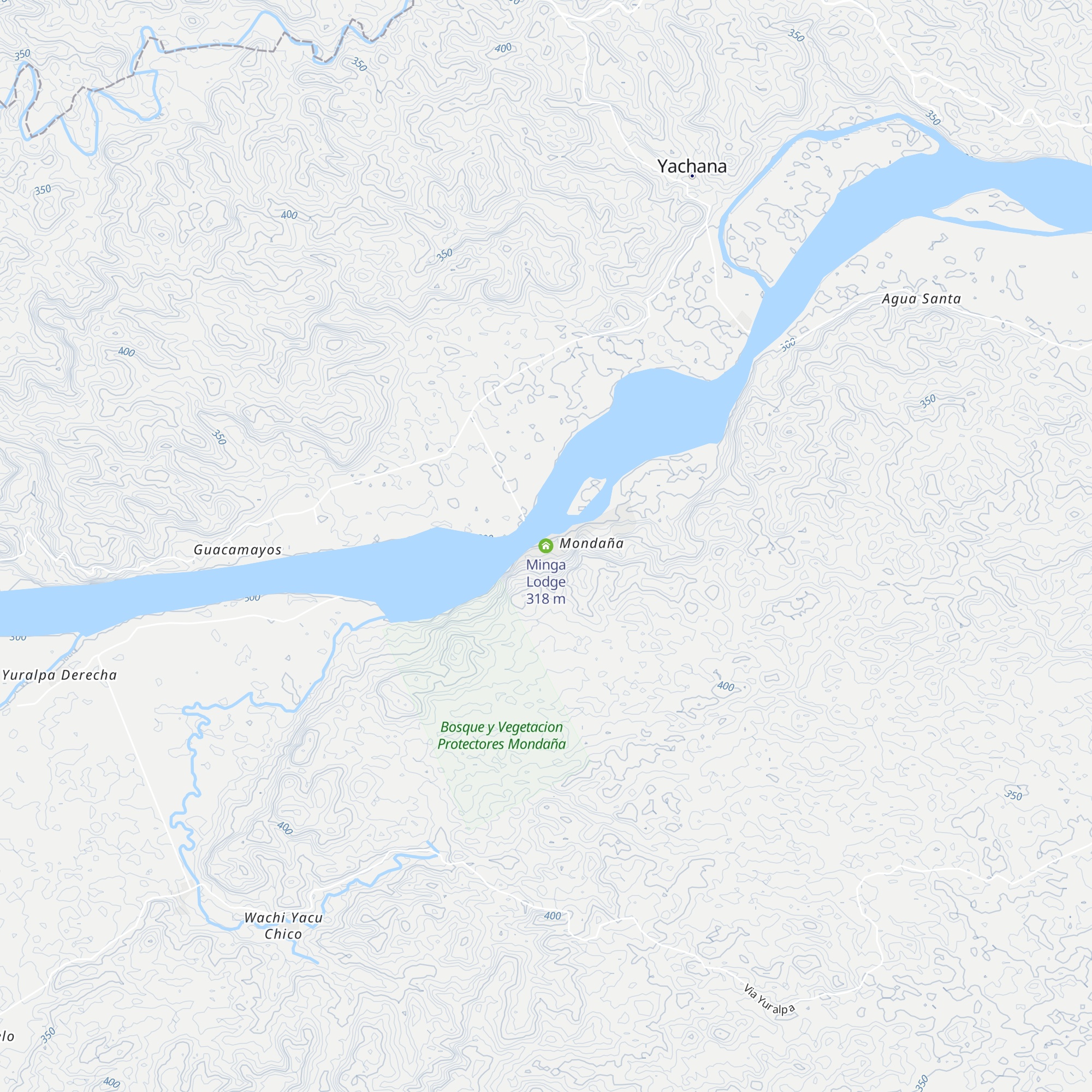 Minga Lodge map