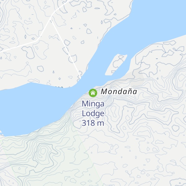 Map of Minga Lodge