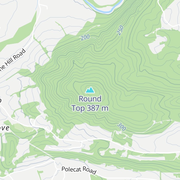 Map of Round Top