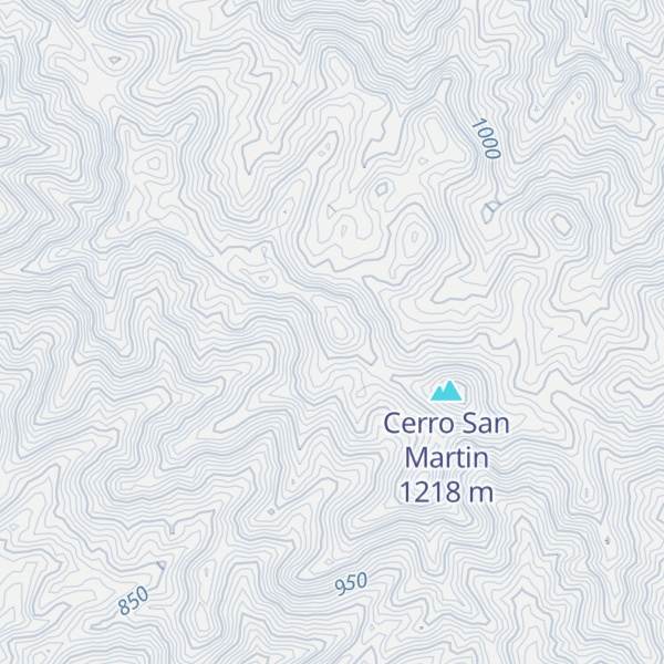 Map of Cerro Santa Rosa