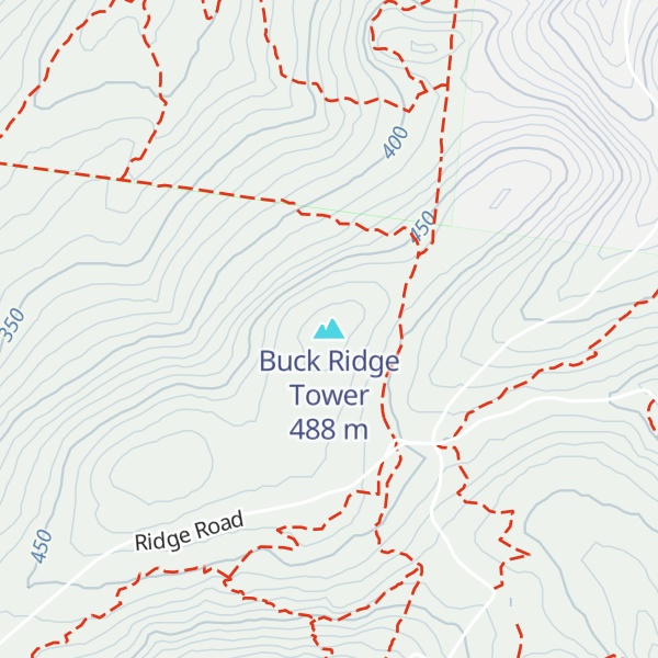 Map of Buck Ridge Tower