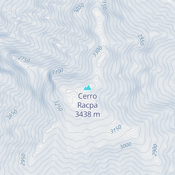 Map of Cerro Racpa