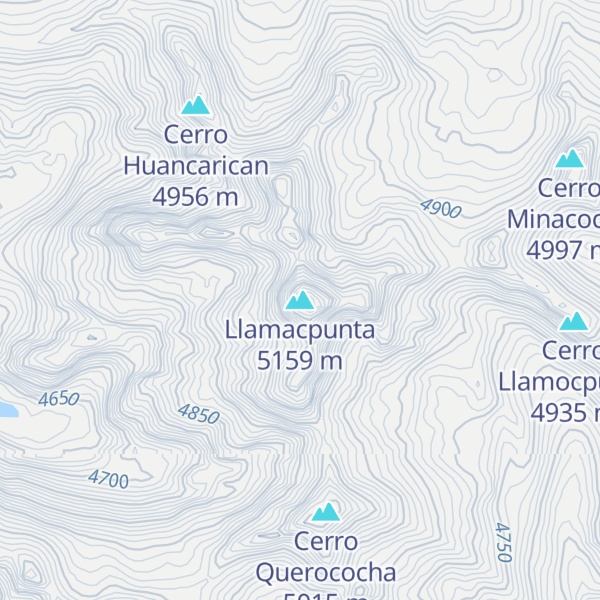 Map of Llamacpunta