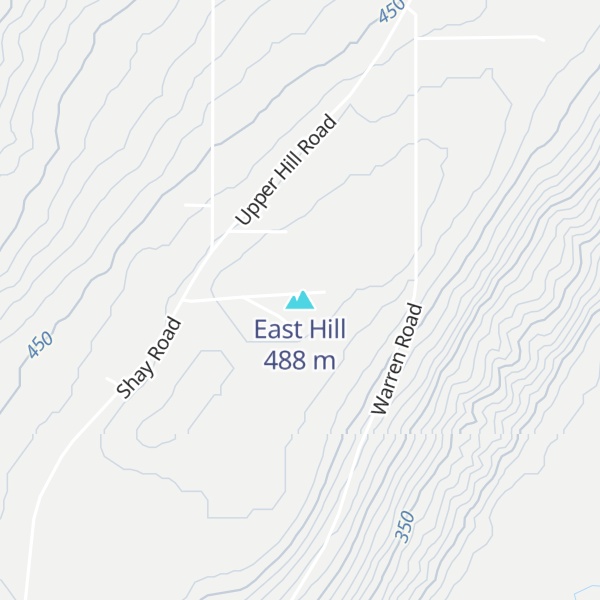 Map of East Hill