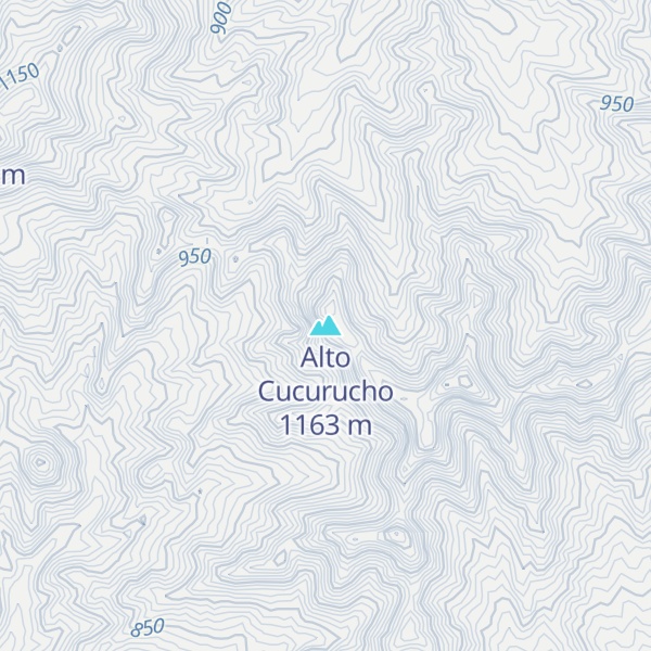 Map of Alto Cucurucho