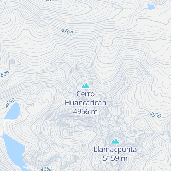 Map of Cerro Huancarican