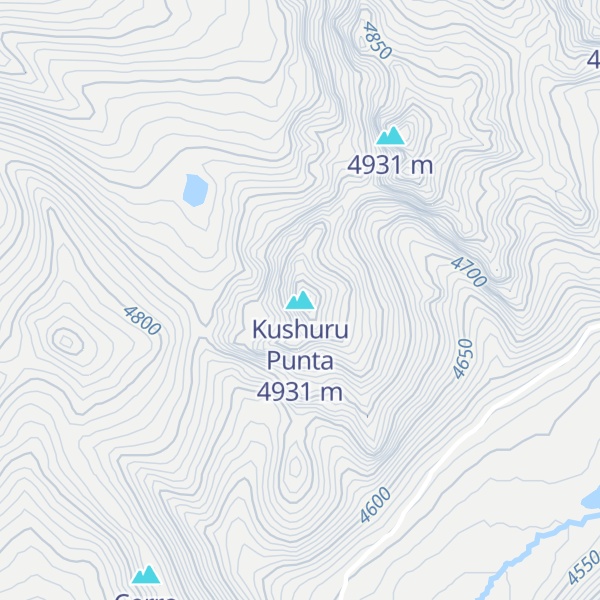 Map of Kushuru Punta
