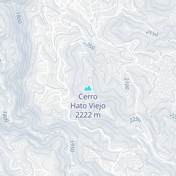 Map of Cerro Hato Viejo