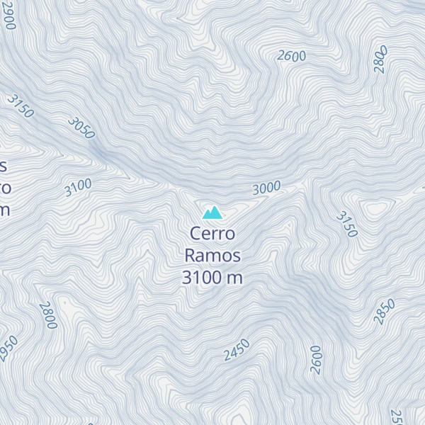 Map of Cerro Ramos