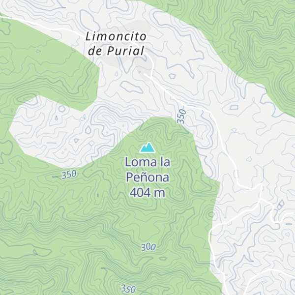 Map of Loma la Peñona