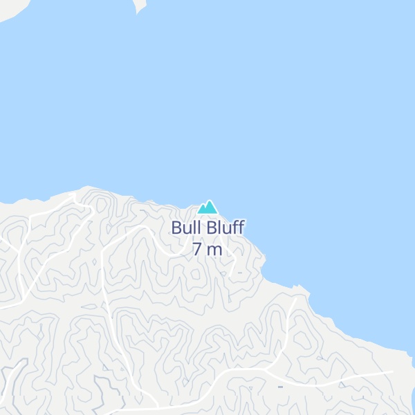 Map of Bull Bluff