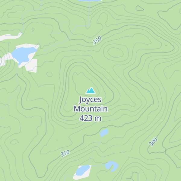 Map of Joyces Mountain