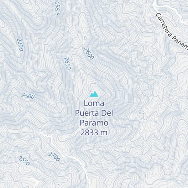Map of Loma Puerta Del Paramo