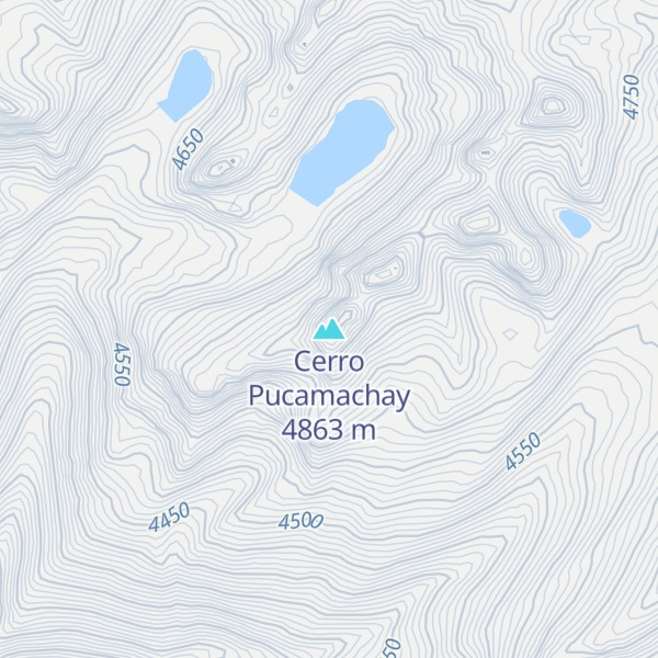 Map of Cerro Pucamachay