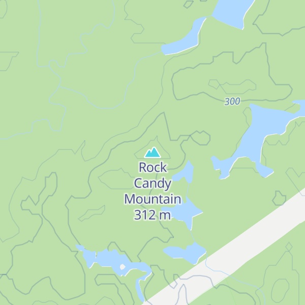 Map of Rock Candy Mountain