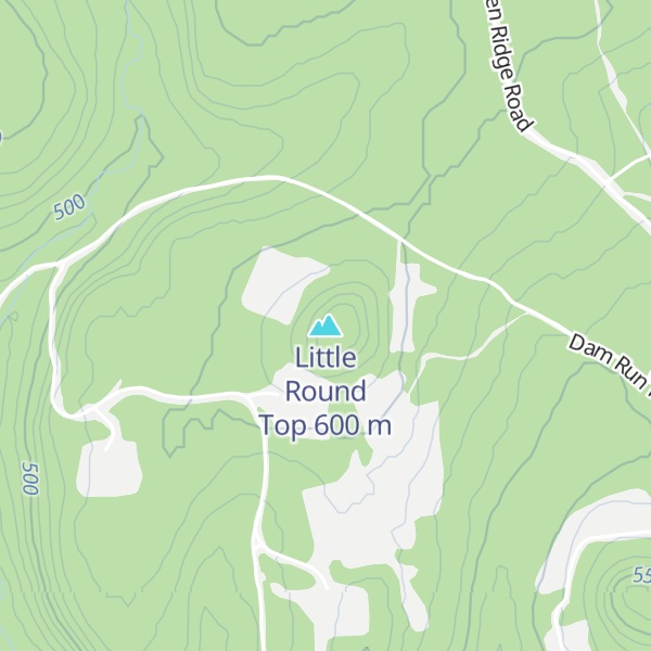Map of Little Round Top