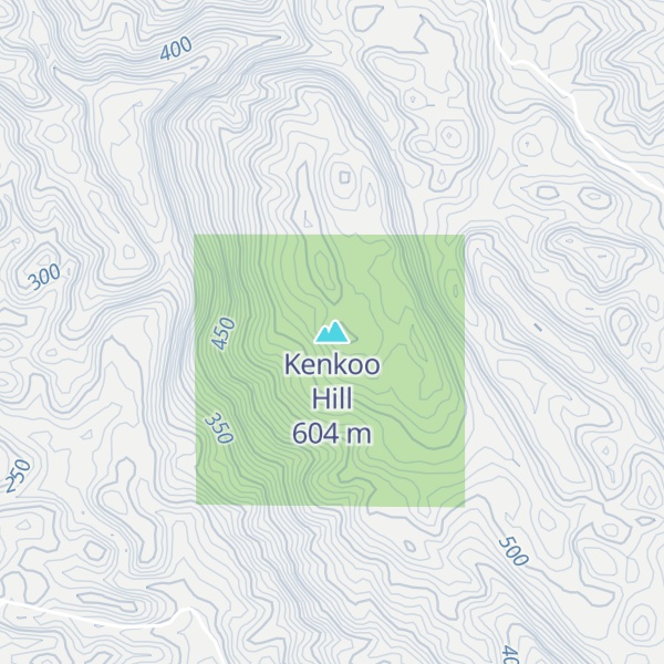 Map of Kenkoo Hill