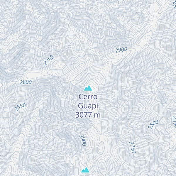 Map of Cerro Guapi