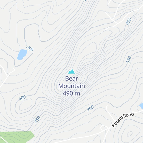Map of Bear Mountain