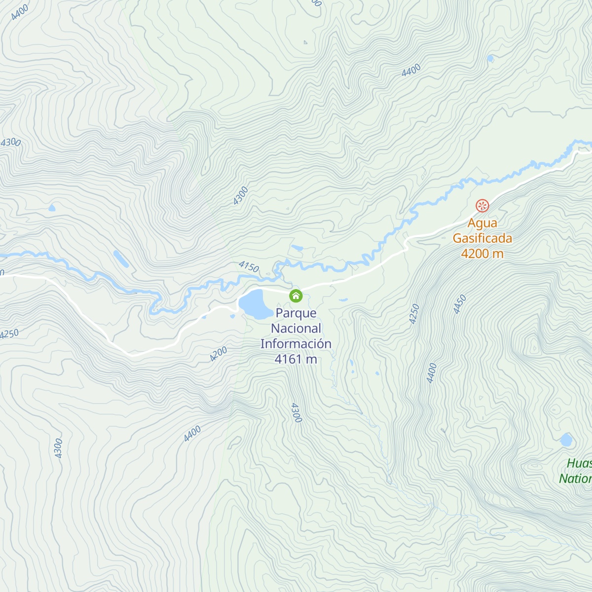 Parque Nacional Información map