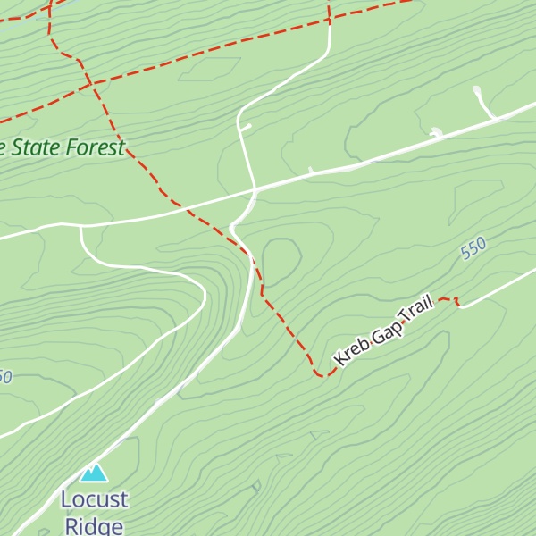 Map of Pine Ridge