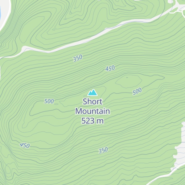 Map of Short Mountain