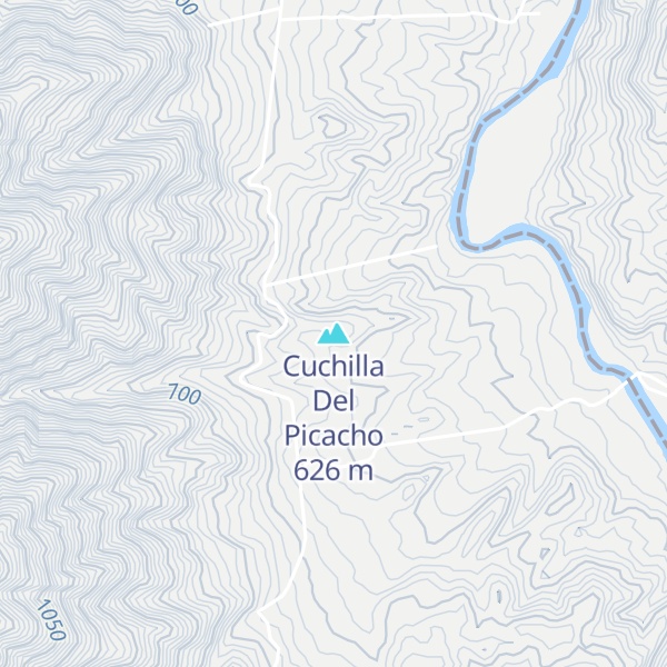 Map of Cuchilla Del Picacho