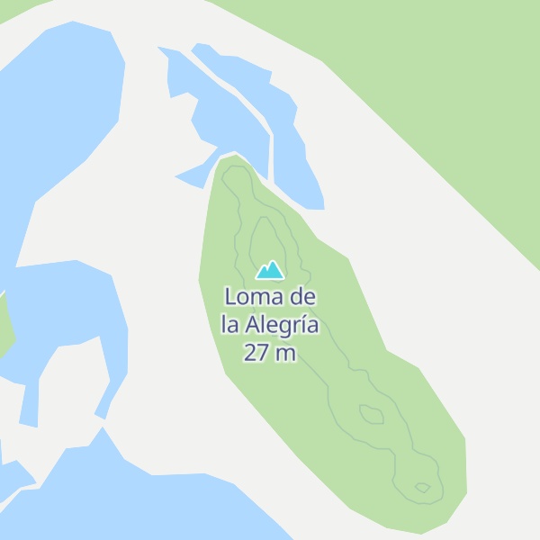 Map of Loma de la Alegría