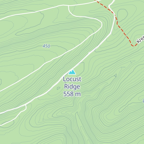 Map of Locust Ridge