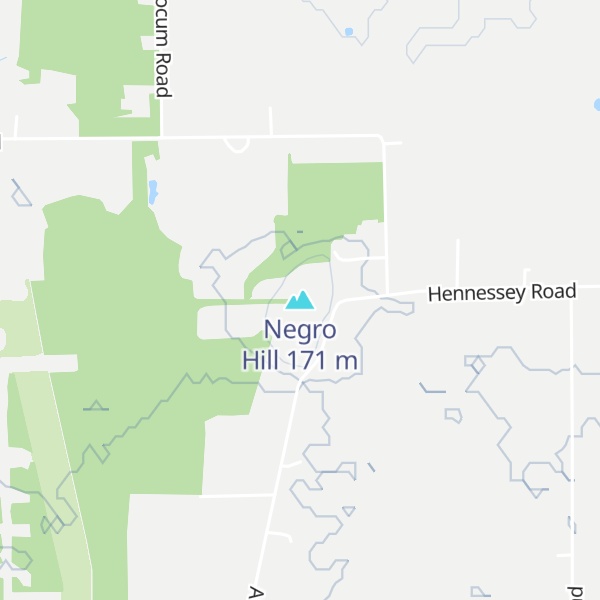 Map of Negro Hill