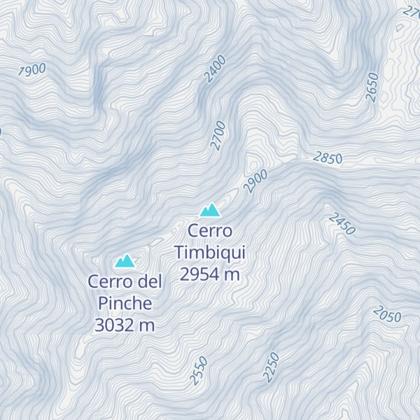 Map of Cerro Timbiqui