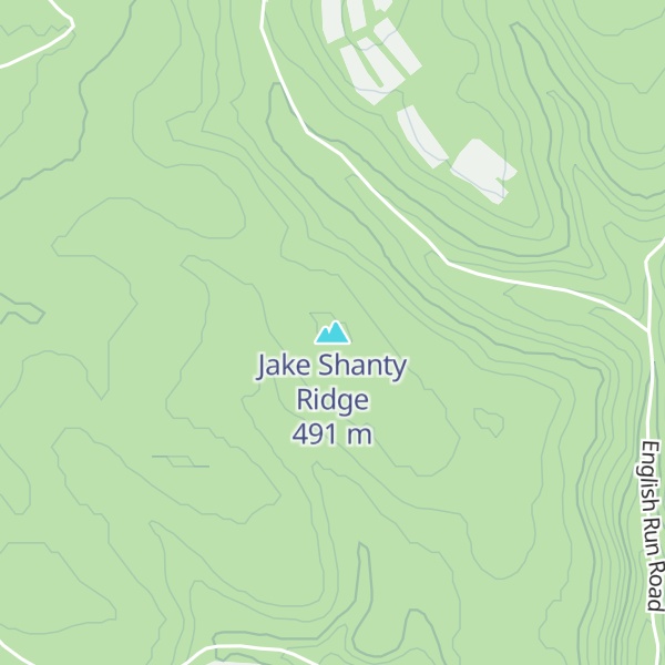 Map of Jake Shanty Ridge