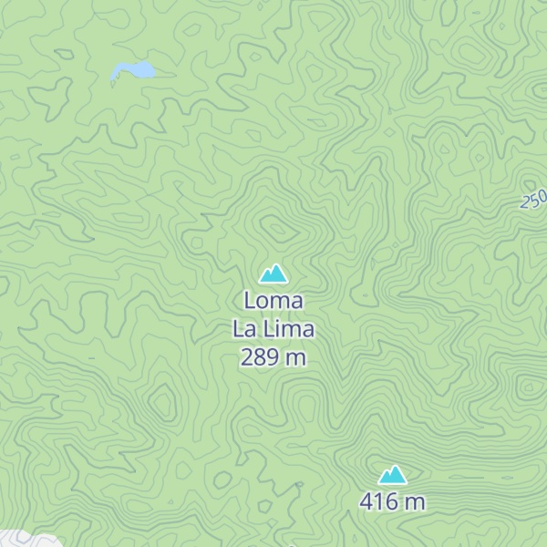 Map of Loma La Lima