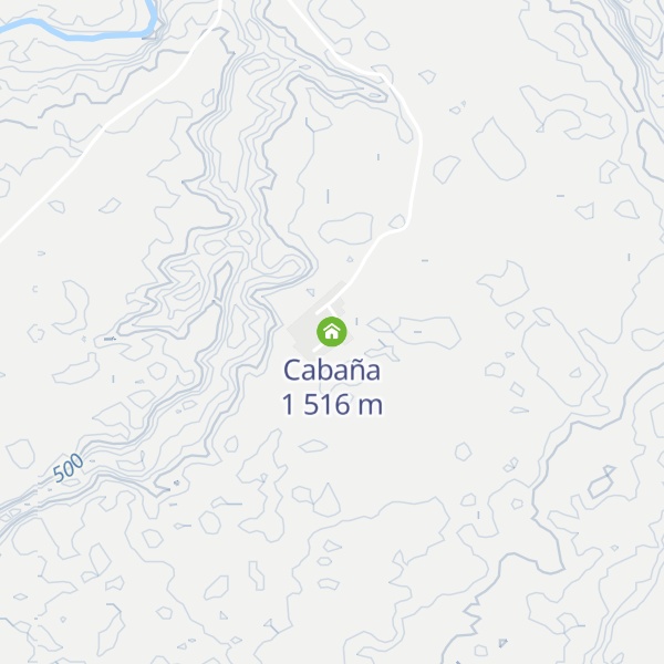 Map of Cabaña 1