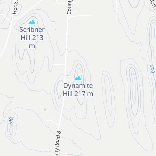 Map of Dynamite Hill
