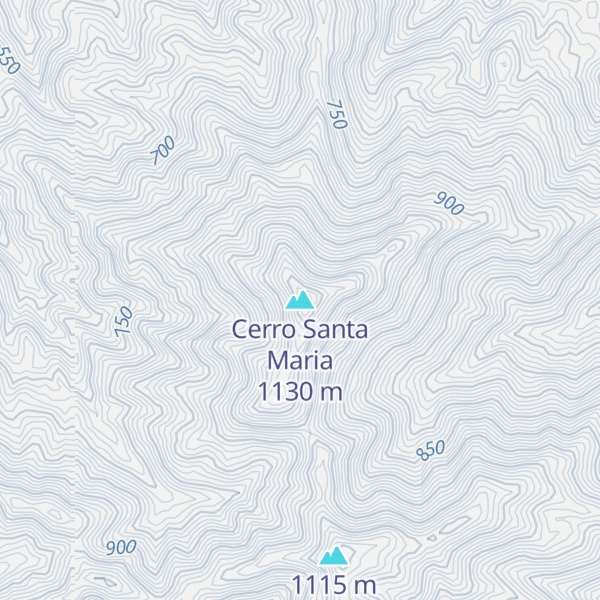 Map of Cerro Santa Maria