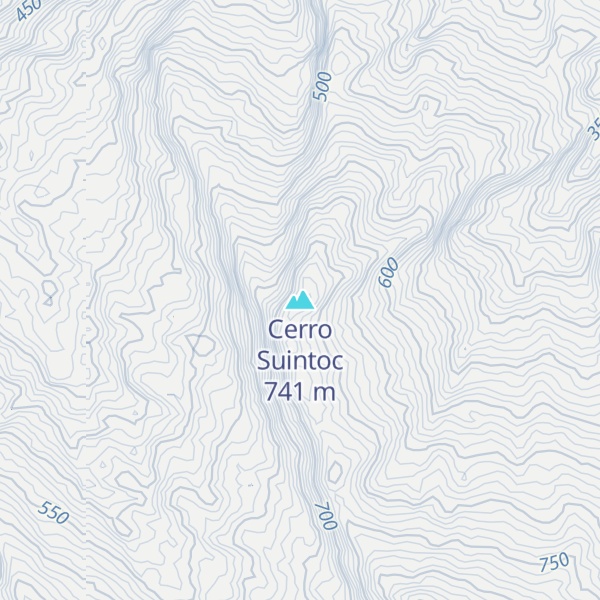 Map of Cerro Suintoc