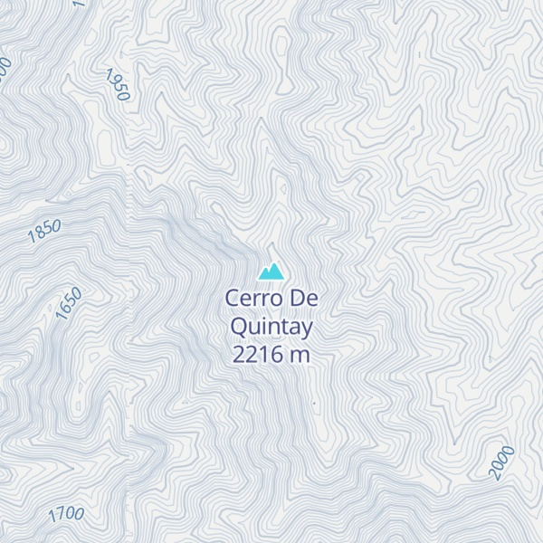 Map of Cerro De Quintay